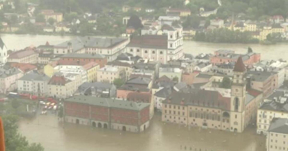 Hochwasser in Passau TV BAYERN LIVE